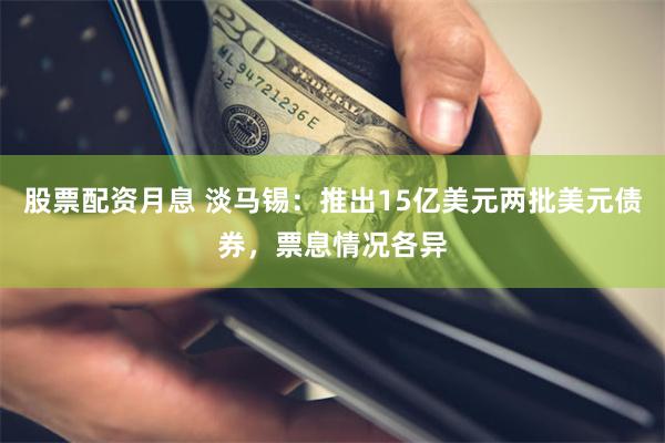 股票配资月息 淡马锡：推出15亿美元两批美元债券，票息情况各异